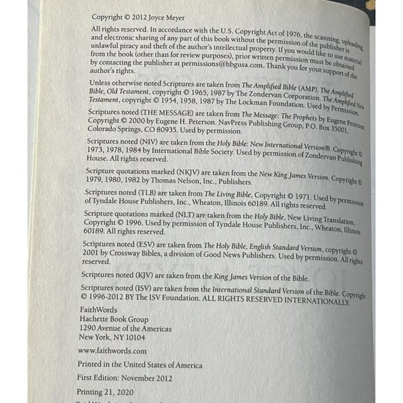 Trusting God Day by Day: 365 Daily Devotions Joyce Meyer Hardcover - Picture 3 of 4